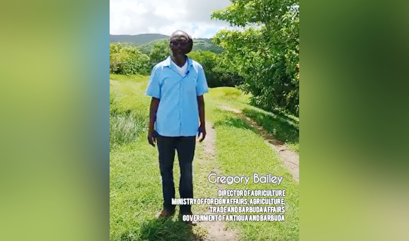 Gregory Bailey Agriculture UNDRA ISV 