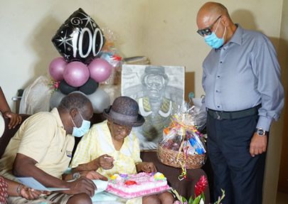 100 birthday celebrant